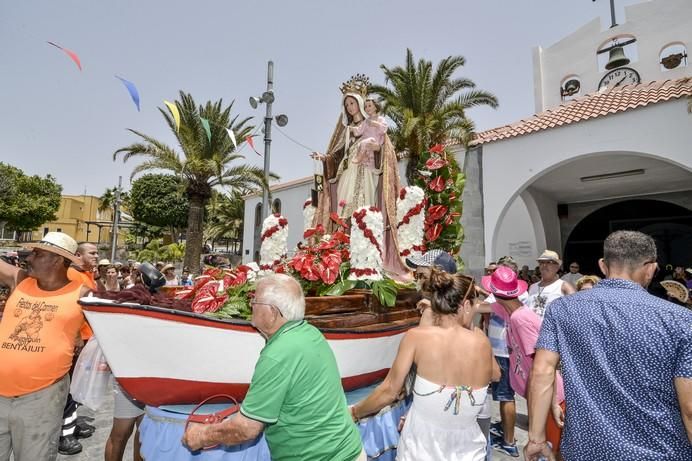 16/07/2017 ARGUINEGUIN MOGAN. Procesión marinera de la Virgen del Carmen.  FOTO: J. PÉREZ CURBELO