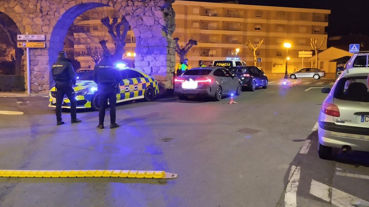 Controles de la Policía Local de Plasencia, el pasado fin de semana.