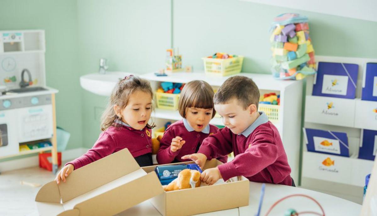 Alumnos del Colegio Internacional Meres.  | Cedidas a Lne