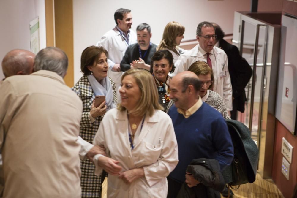 Despedida de los médicos jubilados del HUCA