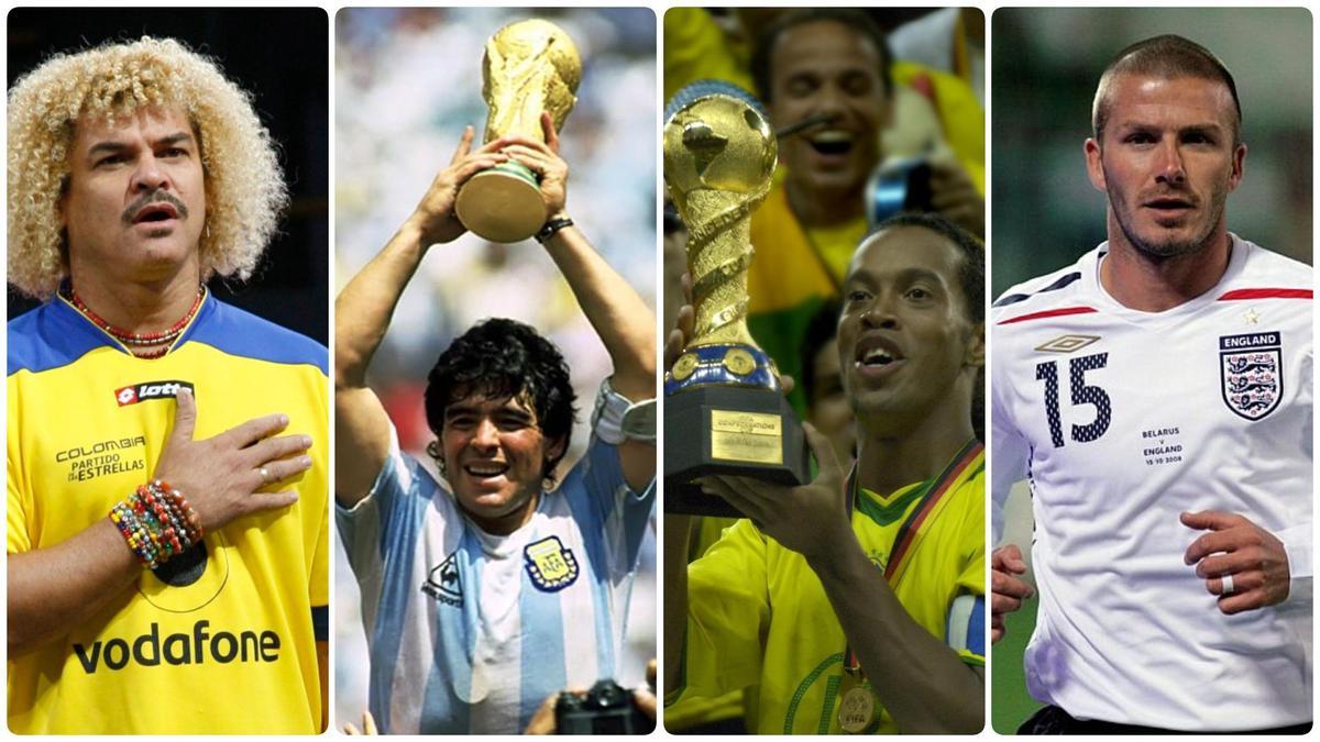 Las camisetas retro empezaron a apelar a la nostalgia y a figuras como Carlos 'El Pibe' Valderrama, Maradona, Ronaldinho y David Beckham.