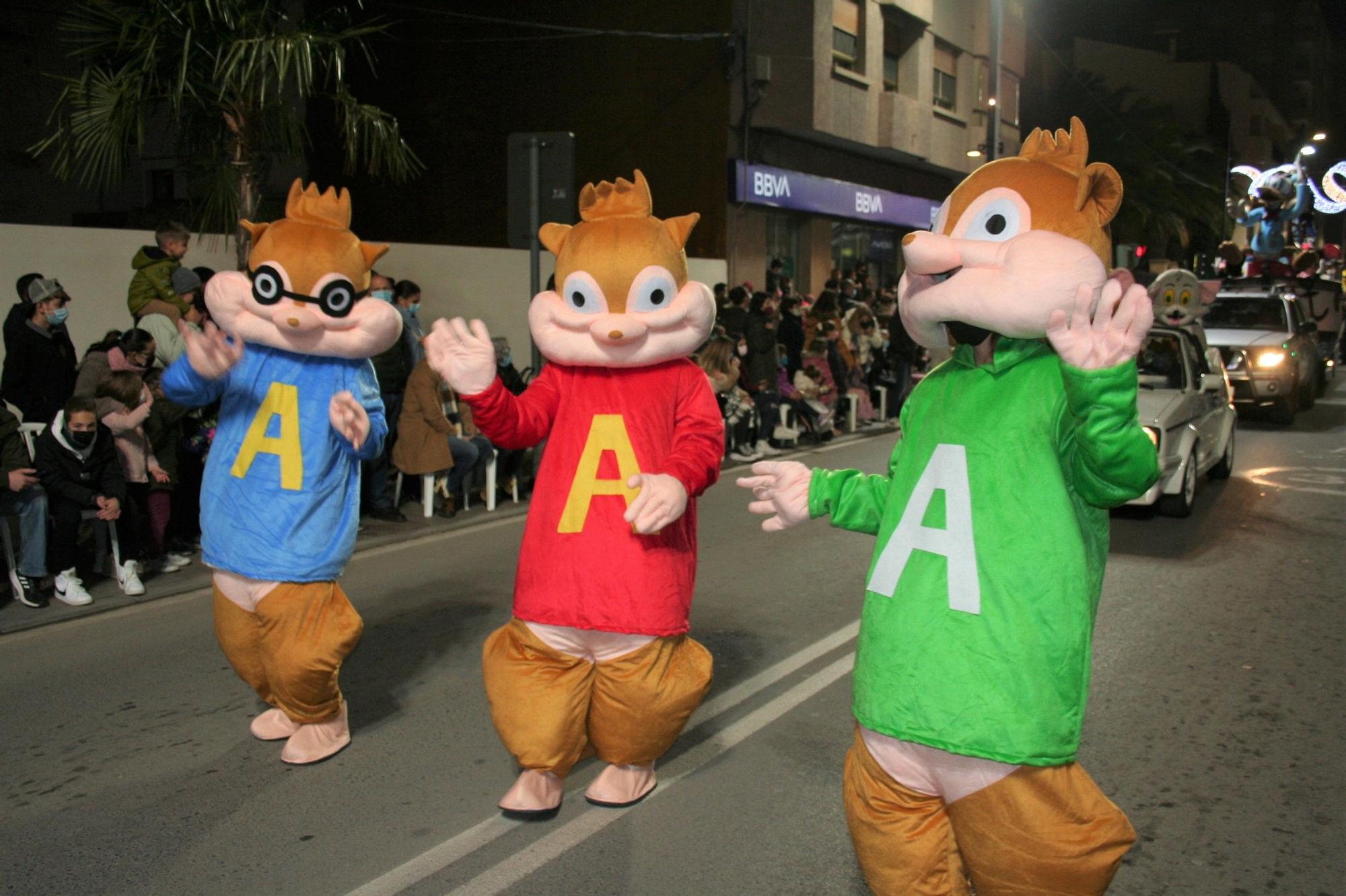 Desfile de Papa Noel en Lorca.