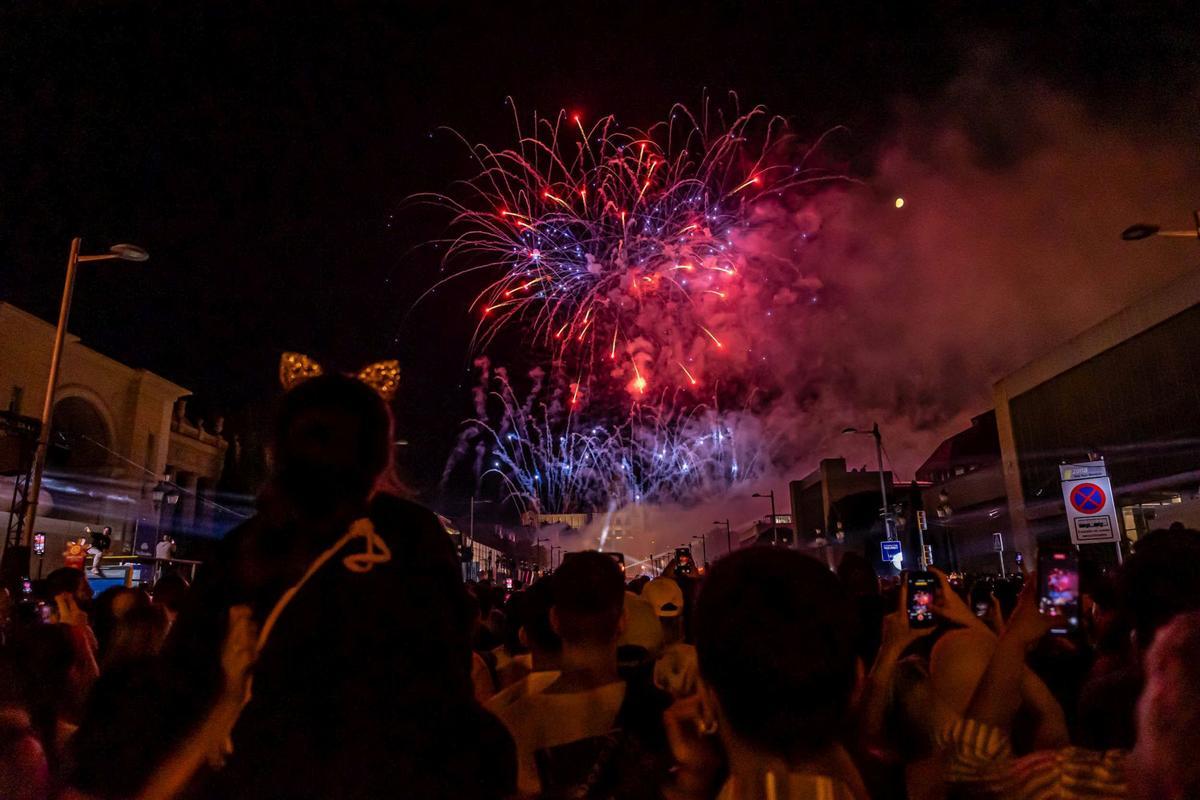 El Piromusical cierra la Mercè a ritmo de Sónar