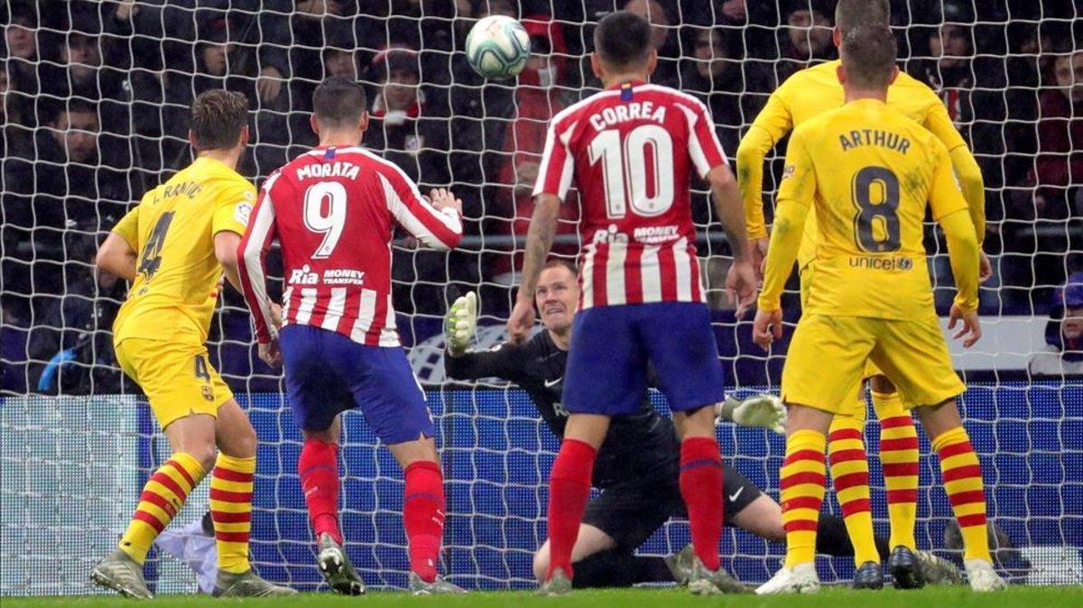 Marc André Ter Stegen fue un muro infranqueable para el Atlético