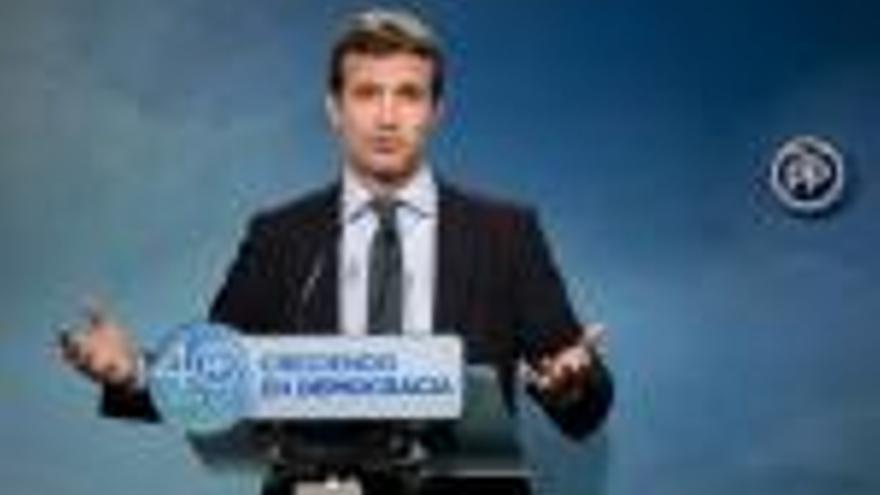 El vicesecretari de comunicació del PP, Pablo Casado.