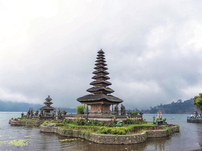 Templo Ulun Danu Bratan en Bali.