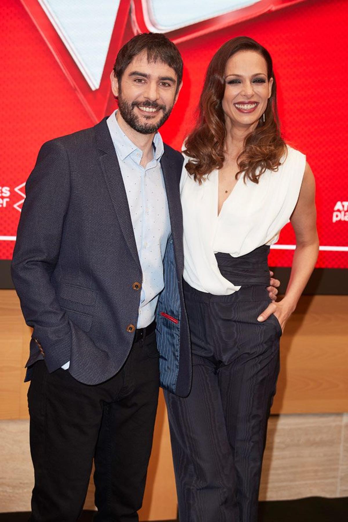 Eva González y Juanra Bonet, juntos en los directos de 'La Voz'