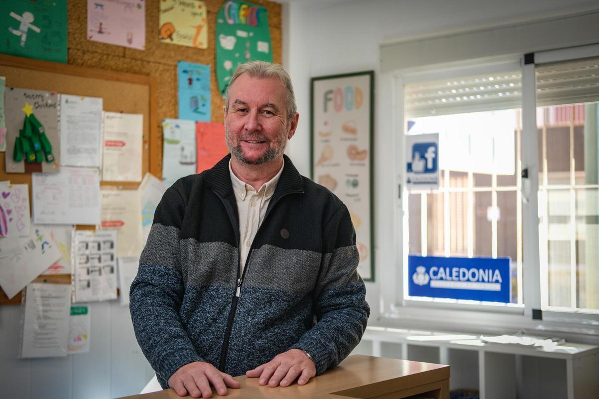 Jim Mc Cue, de la academia de inglés Caledonia en Badajoz