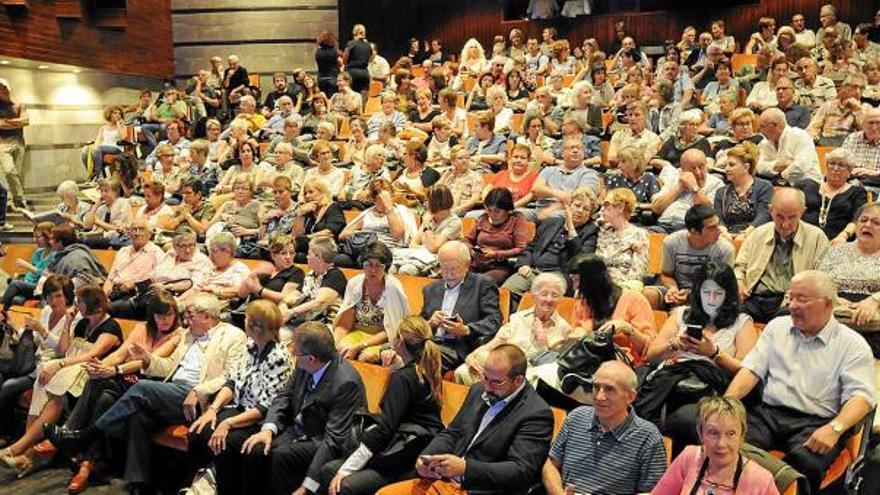 L&#039;auditori de la Plana de l&#039;Om, ple a vessar durant l&#039;acte amb motiu del Dia Mundial de l&#039;Alzheimer