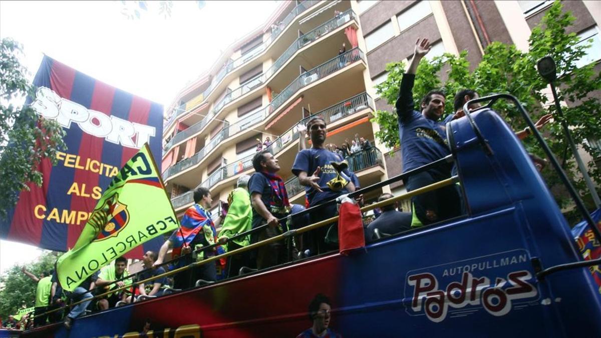 El FC Barcelona ya tiene prepardo el bus descapotable