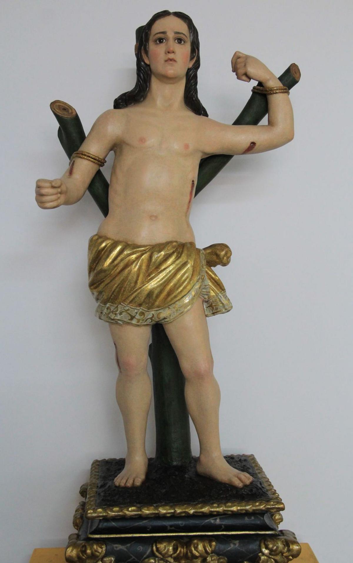 La restauración de San Sebastián... y algo más sobre la imagen