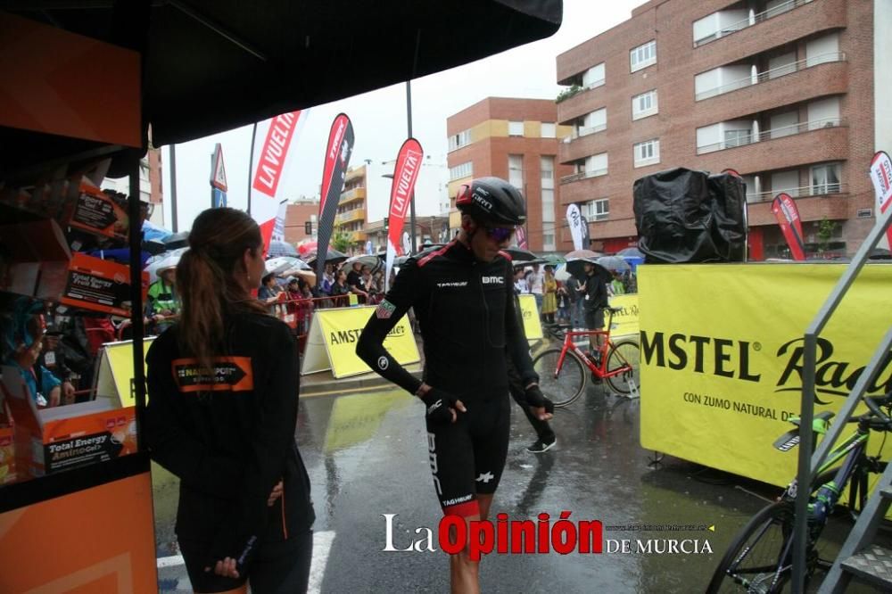 Salida de la Vuelta Ciclista a España desde Lorca