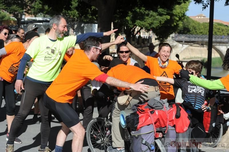 Protesta en bicicleta contra el fracking