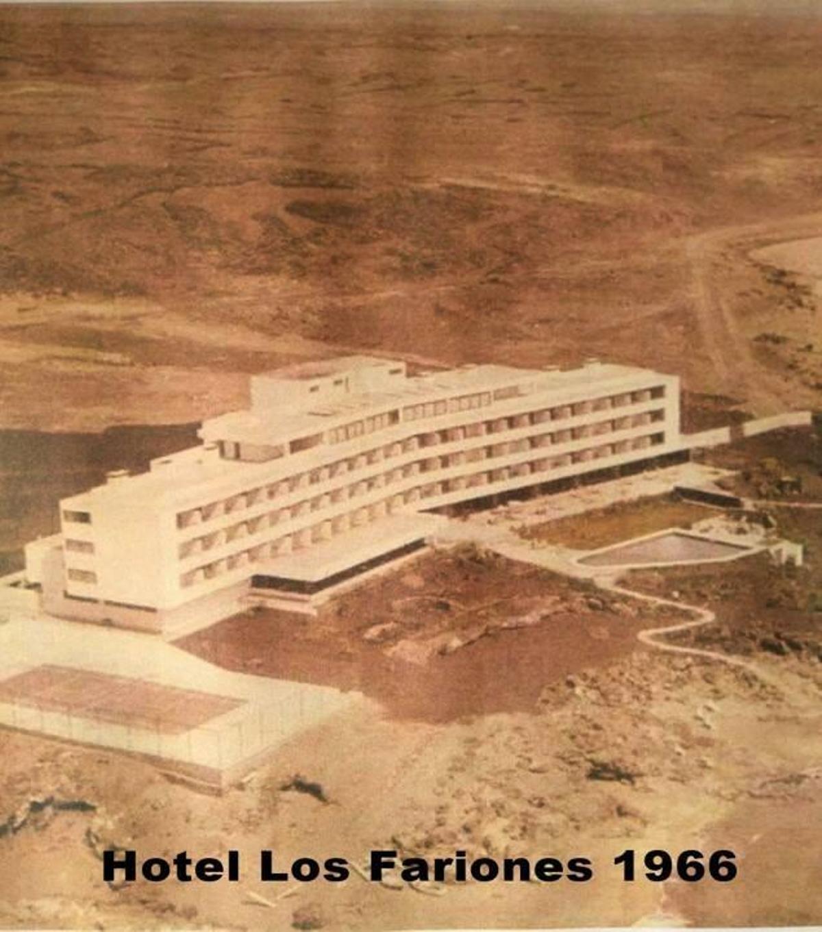 Hotel Los Fariones en una imagen de octubre de 1966.