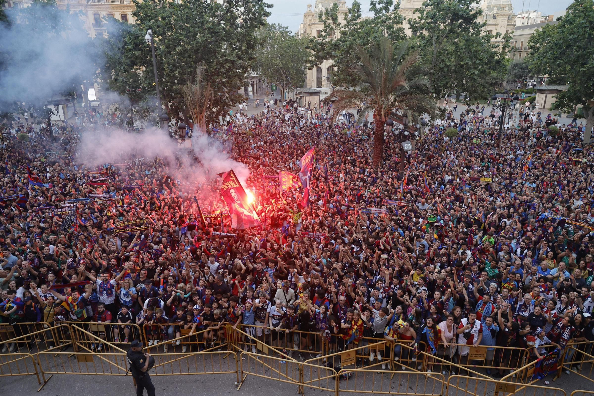 La celebración del ascenso del Levante UD, en imágenes