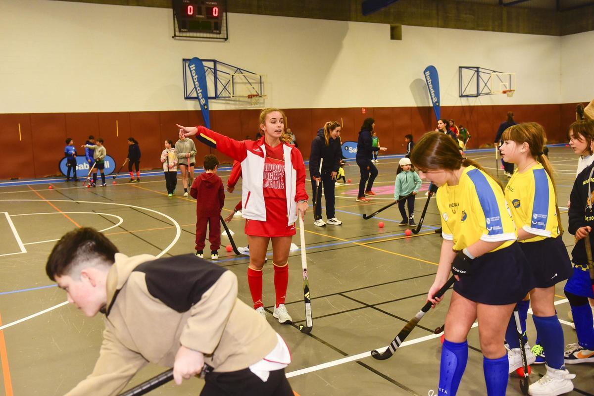 Clínic de la selección española de hockey sala en A Coruña
