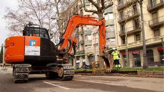Las obras del tranvía afectarán las calles Mallorca, València y Nàpols desde el lunes