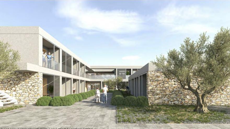 ‘Con H de Hogar’,  el proyecto para  la nueva residencia de Sant Llorenç