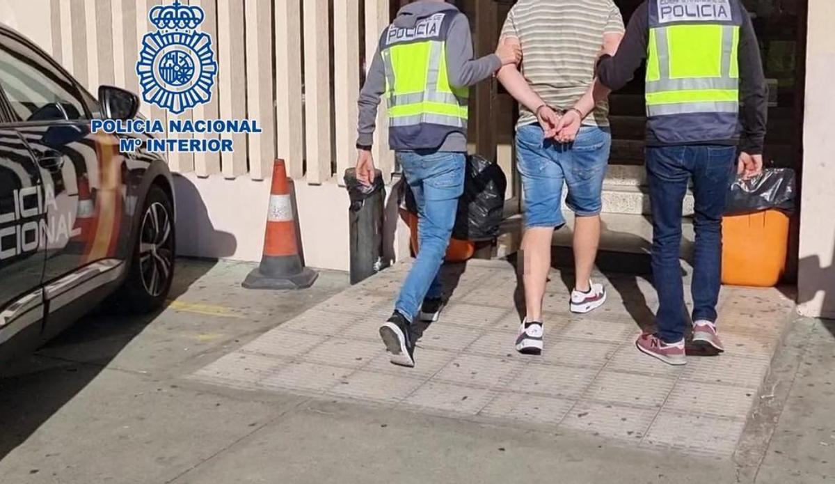 Una detención anterior realizada por la Policía Nacional.