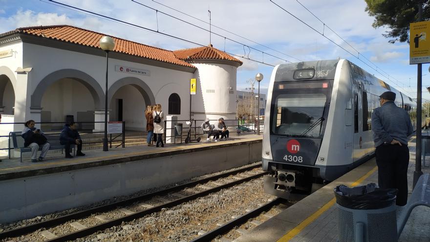 Vuelve a circular el Metro en Paterna tras un arrollamiento