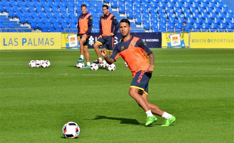 Entrenamiento de la UD Las Palmas, 9 enero 2017