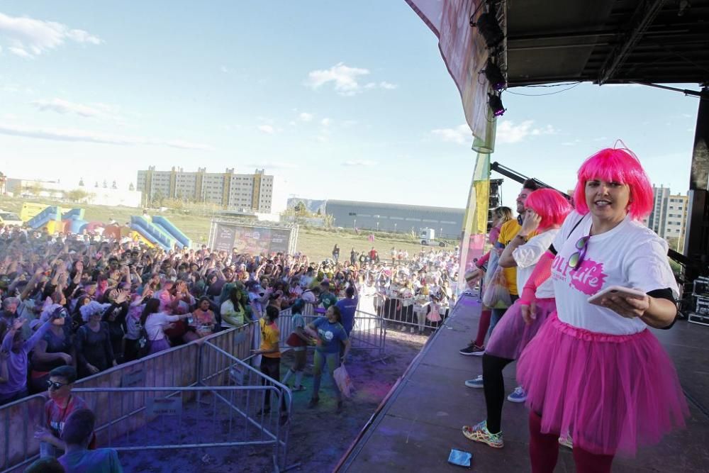 Sexta edición de la Holi Run en Cabezo de Torres