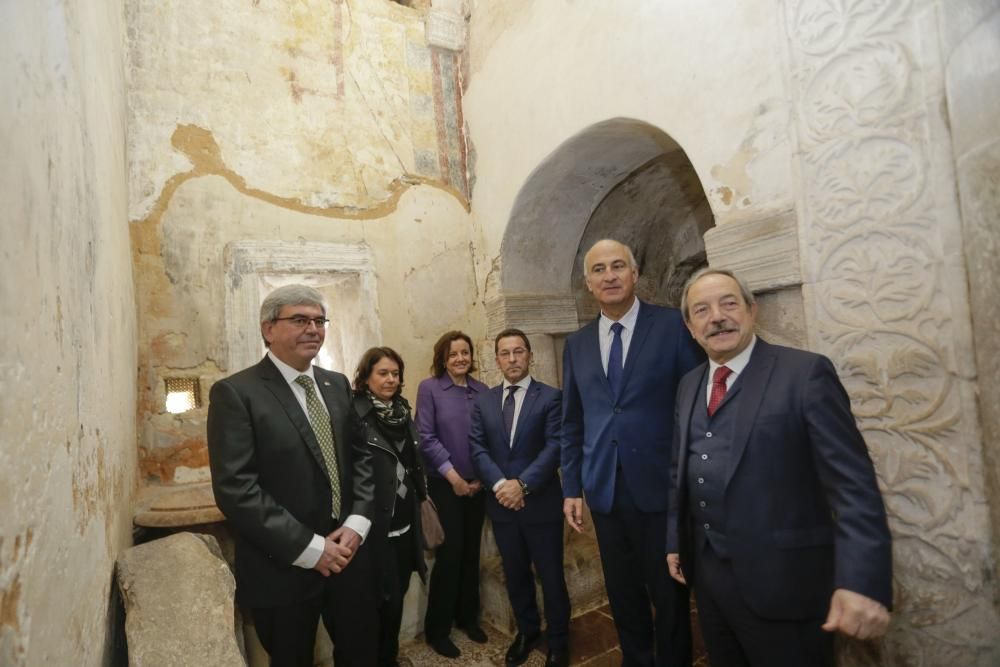 Presentación del proyecto de restauración de las pinturas murales de San Miguel de Lillo