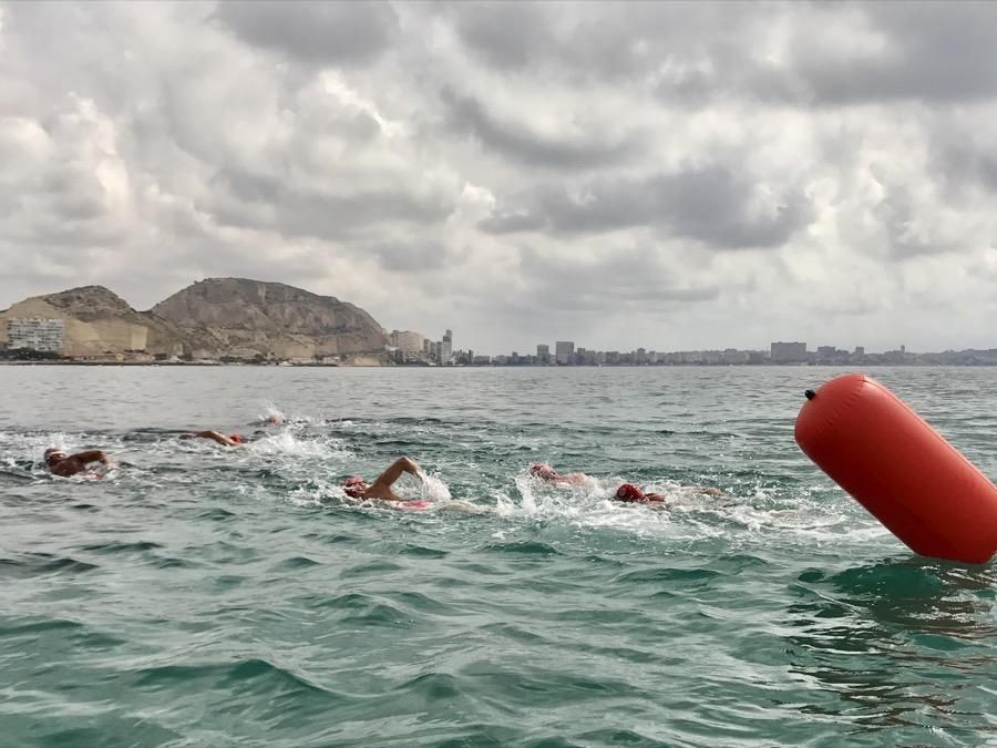 Más de 250 nadadores celebran el centenario de la Vuelta a la Escollera