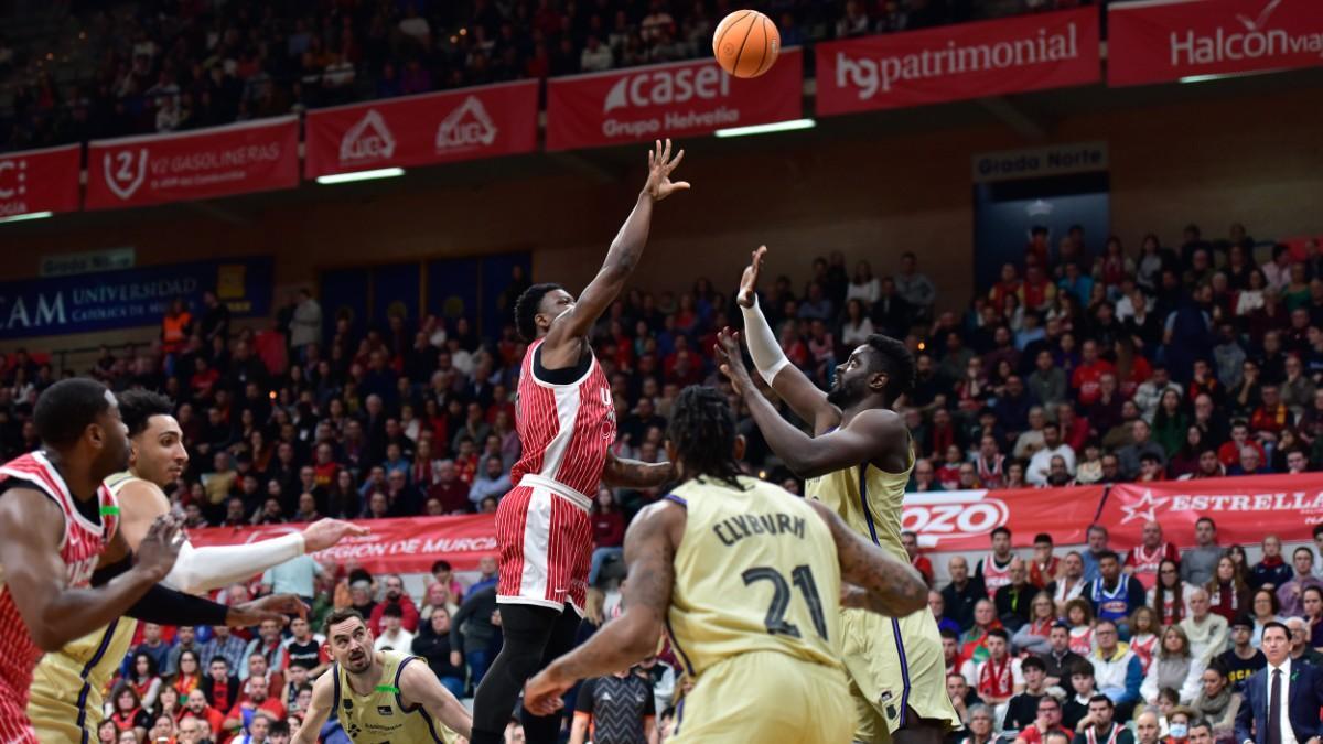 Davontae Cacok, en el partido de Liga Endesa ante el Barça