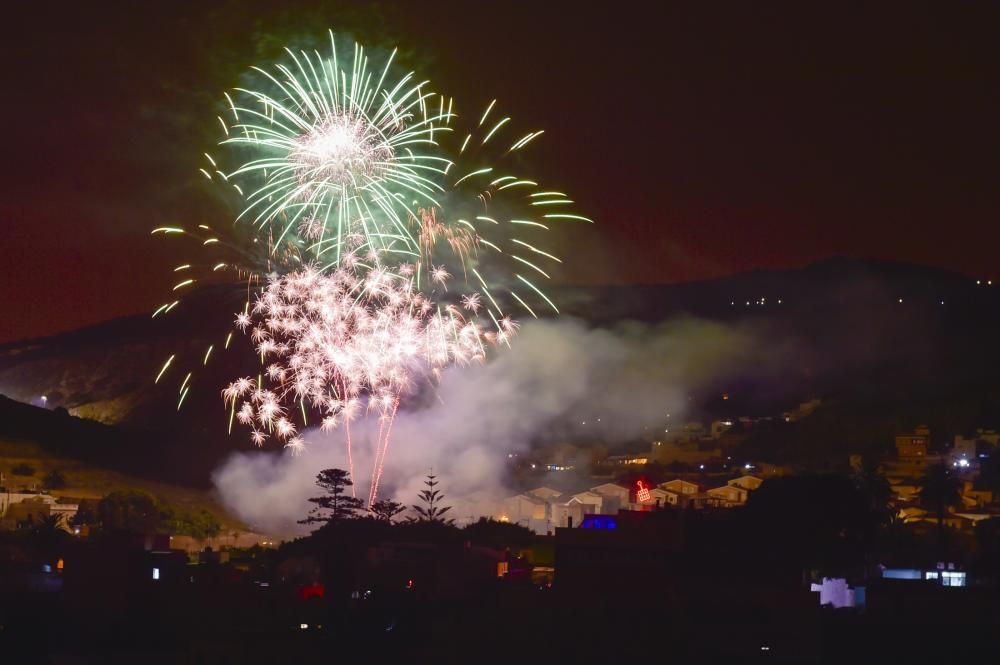 Fuegos artificiales. Fiestas de San Lorenzo