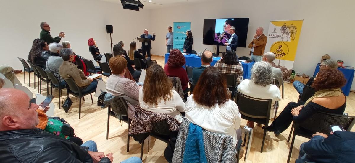 Acto de entrega del I Premio 'Centenario del Pleito de La Aldea' de Narrativa e Ilustración