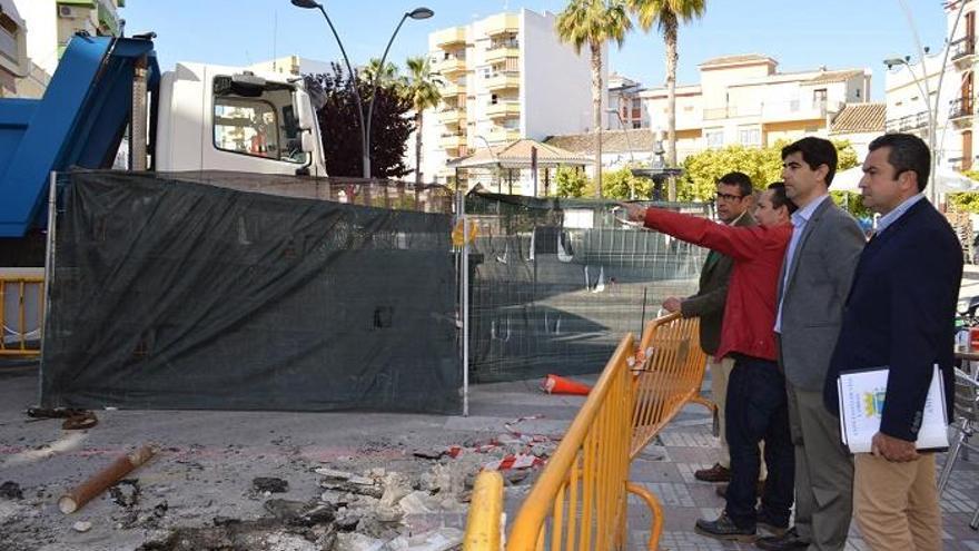 Comienzan las obras de la última fase de la remodelación de calle La Feria de Coín