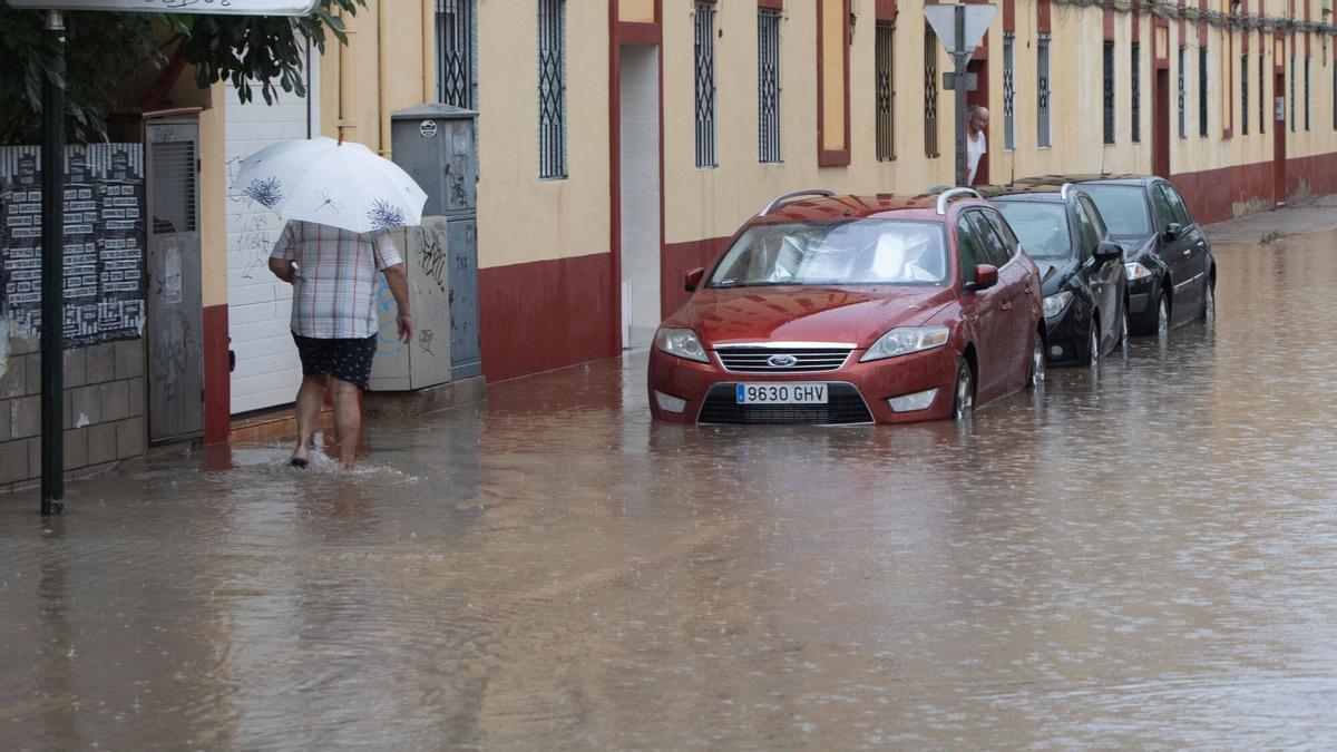 Port de Sagunt MRV VLC El paso de una DANA deja lluvias torrenciales a su paso por el Camp de Morvedre. VERANO . LLUVIAS . INUNDACIONES EN SAGUNT