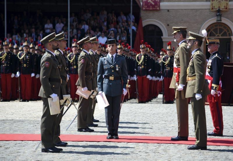 Visita de Felipe VI a la Academia General Militar de Zaragoza