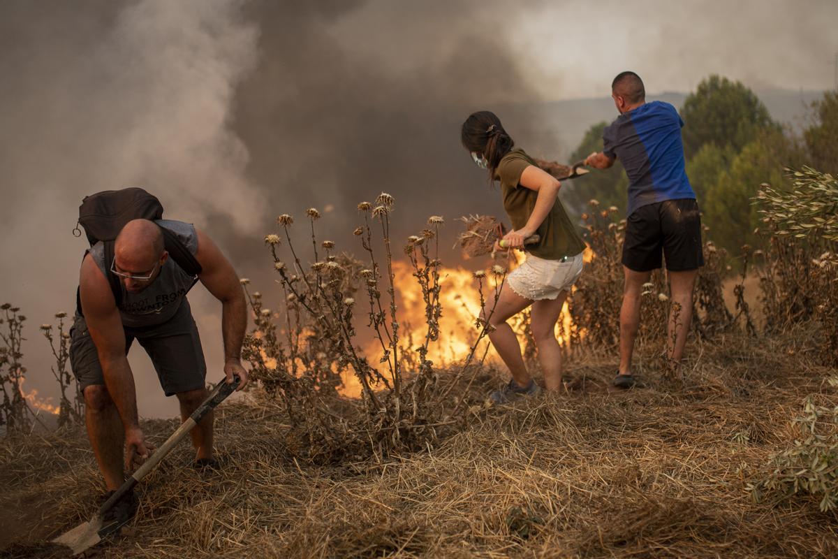 Incendio en El Pont de Vilomara