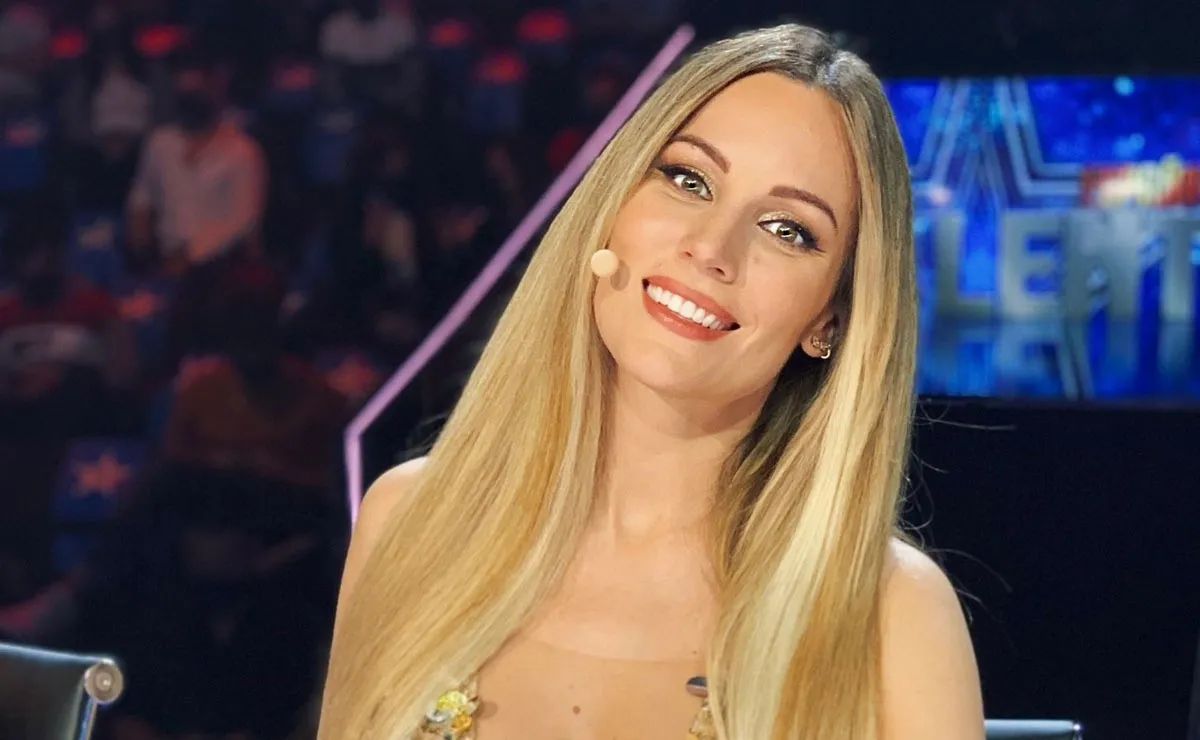 Edurne en una grabación de 'Got talent'