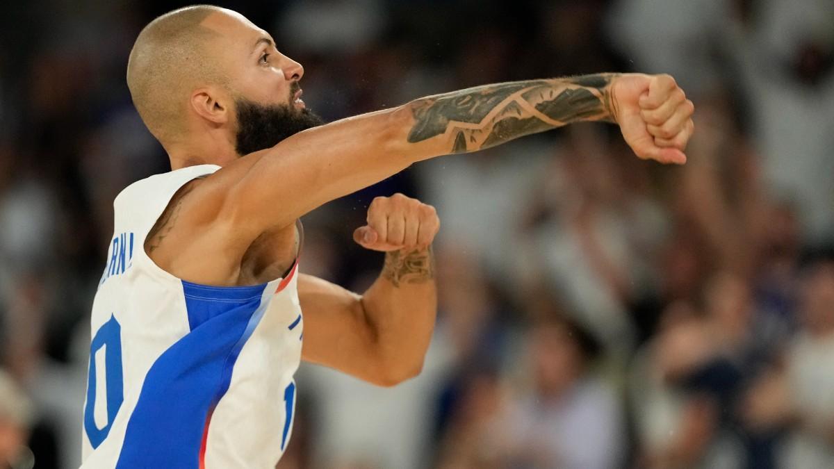 Evan Fournier, uno de los líderes del combinado francés