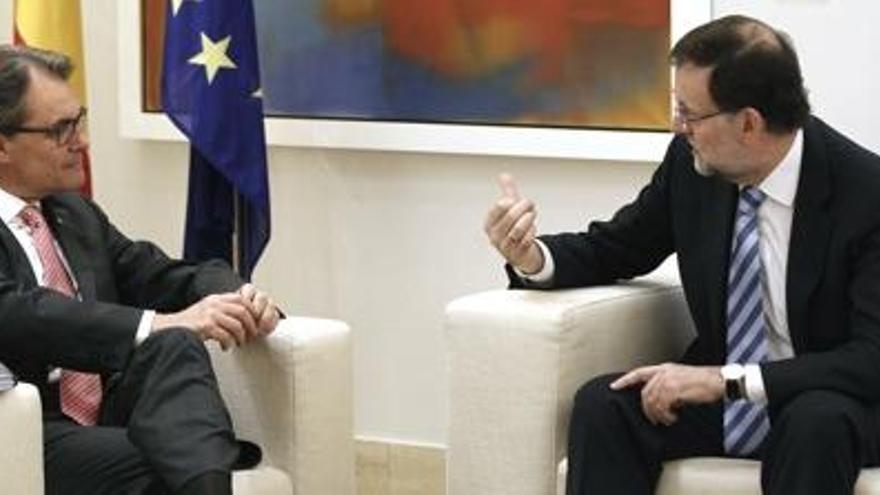 Mas i Rajoy: dues posicions enfrontades amb voluntat de diàleg