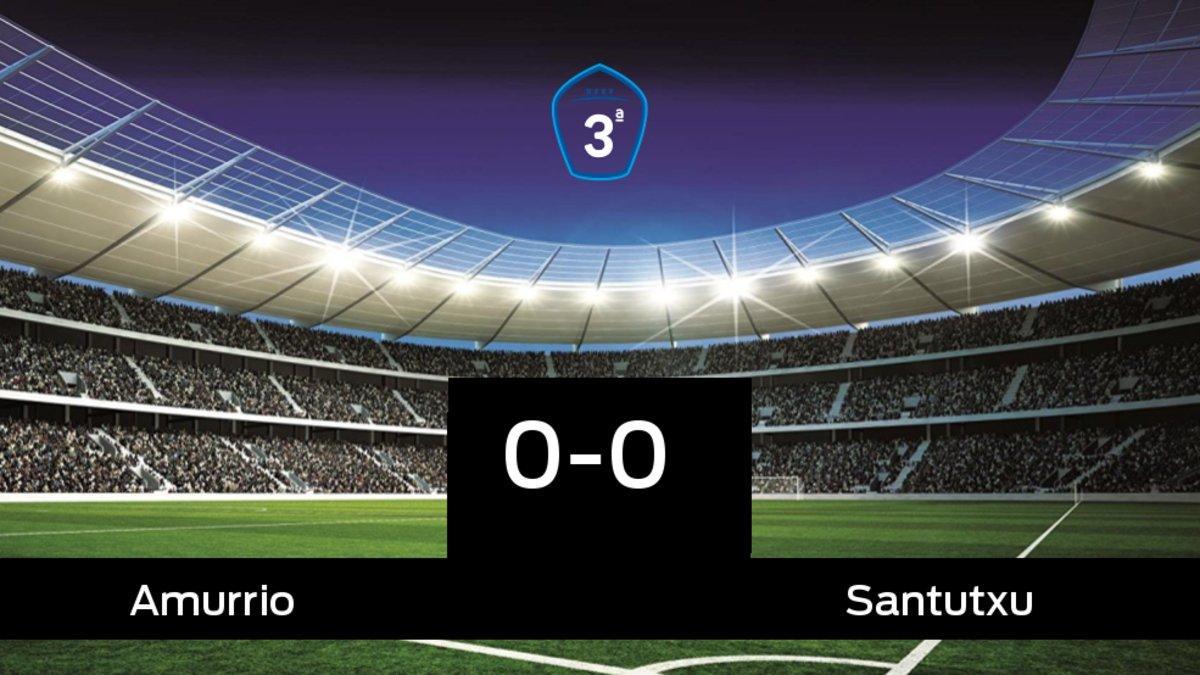 Empate, 0-0, entre el Amurrio y el Santutxu