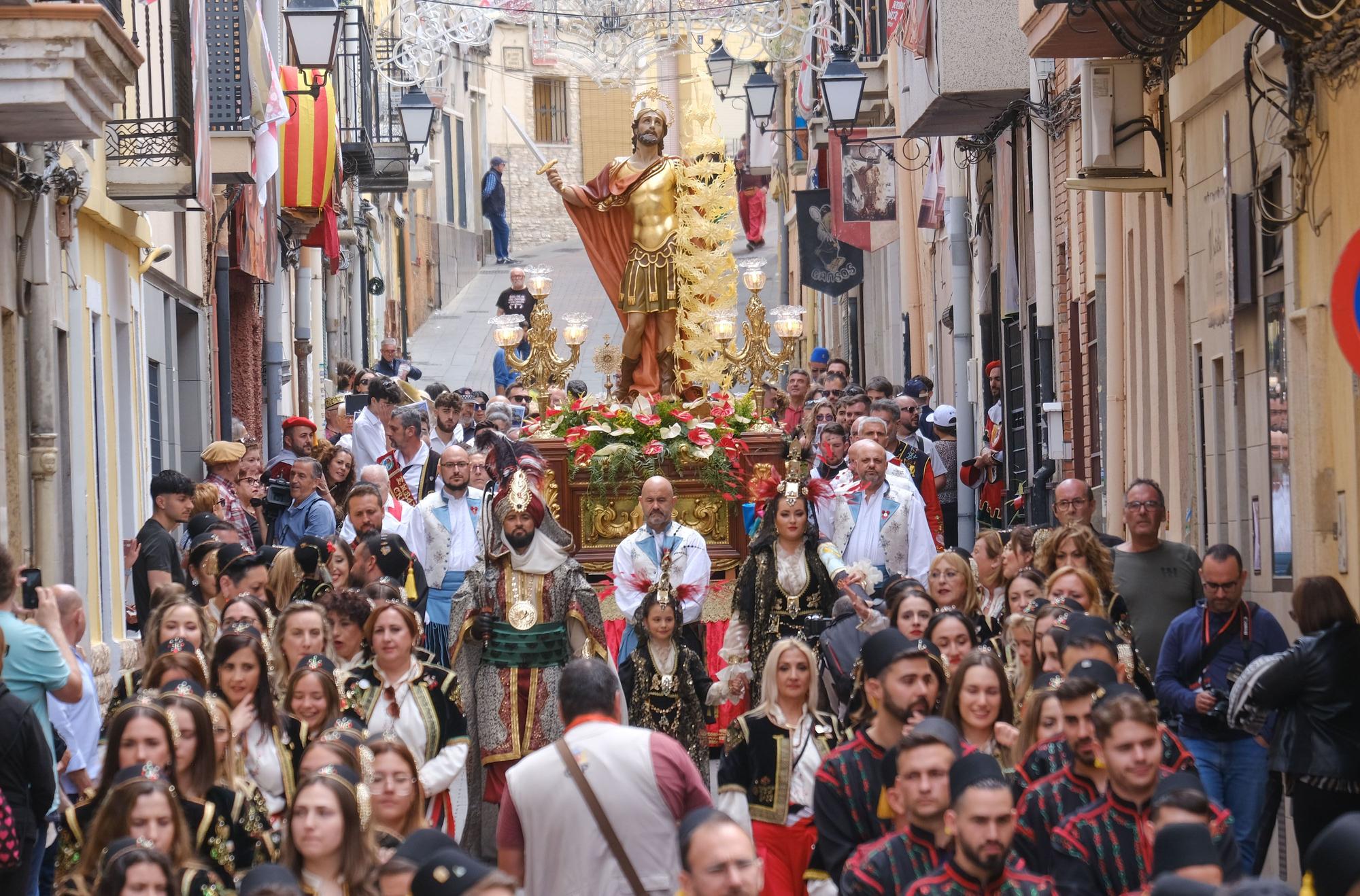 Así se ha vivido la bajada del Santo en las fiestas de Petrer