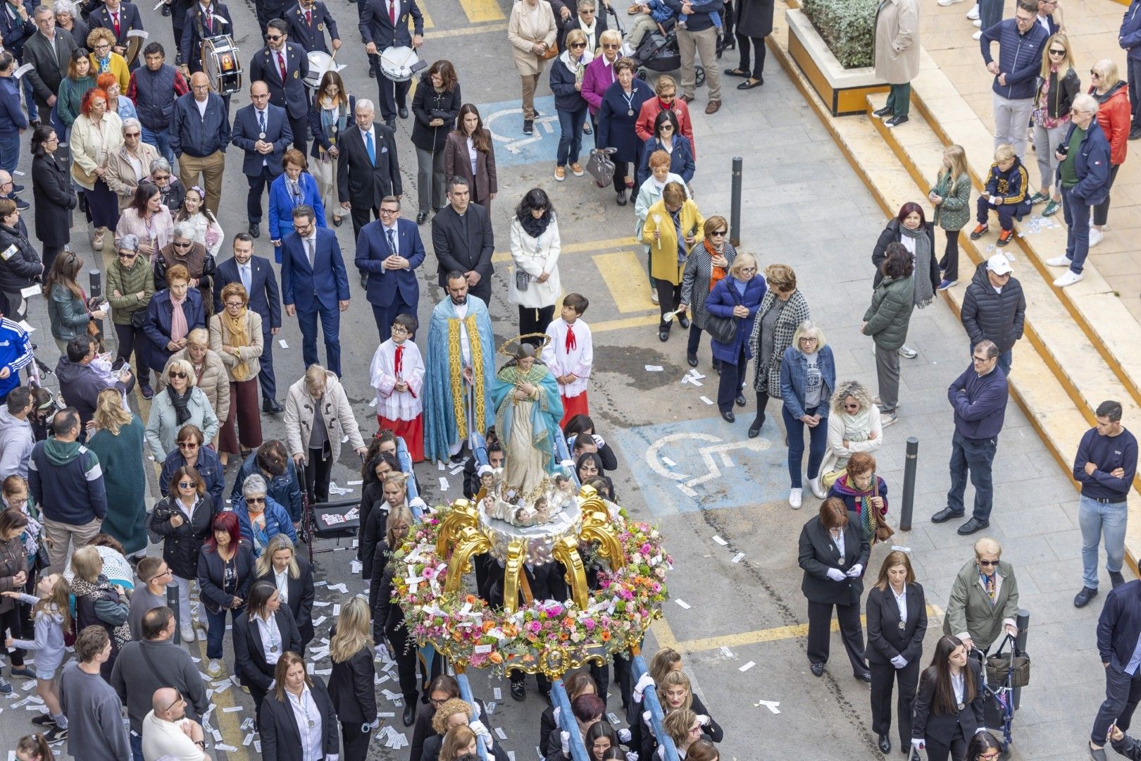 Las imágenes de la procesión del Encuentro del Domingo de Resurrección en Torrevieja