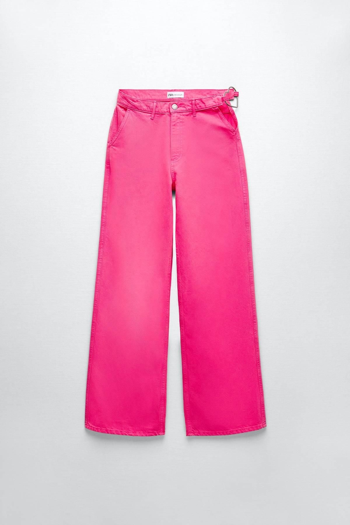 Jeans de tiro alto