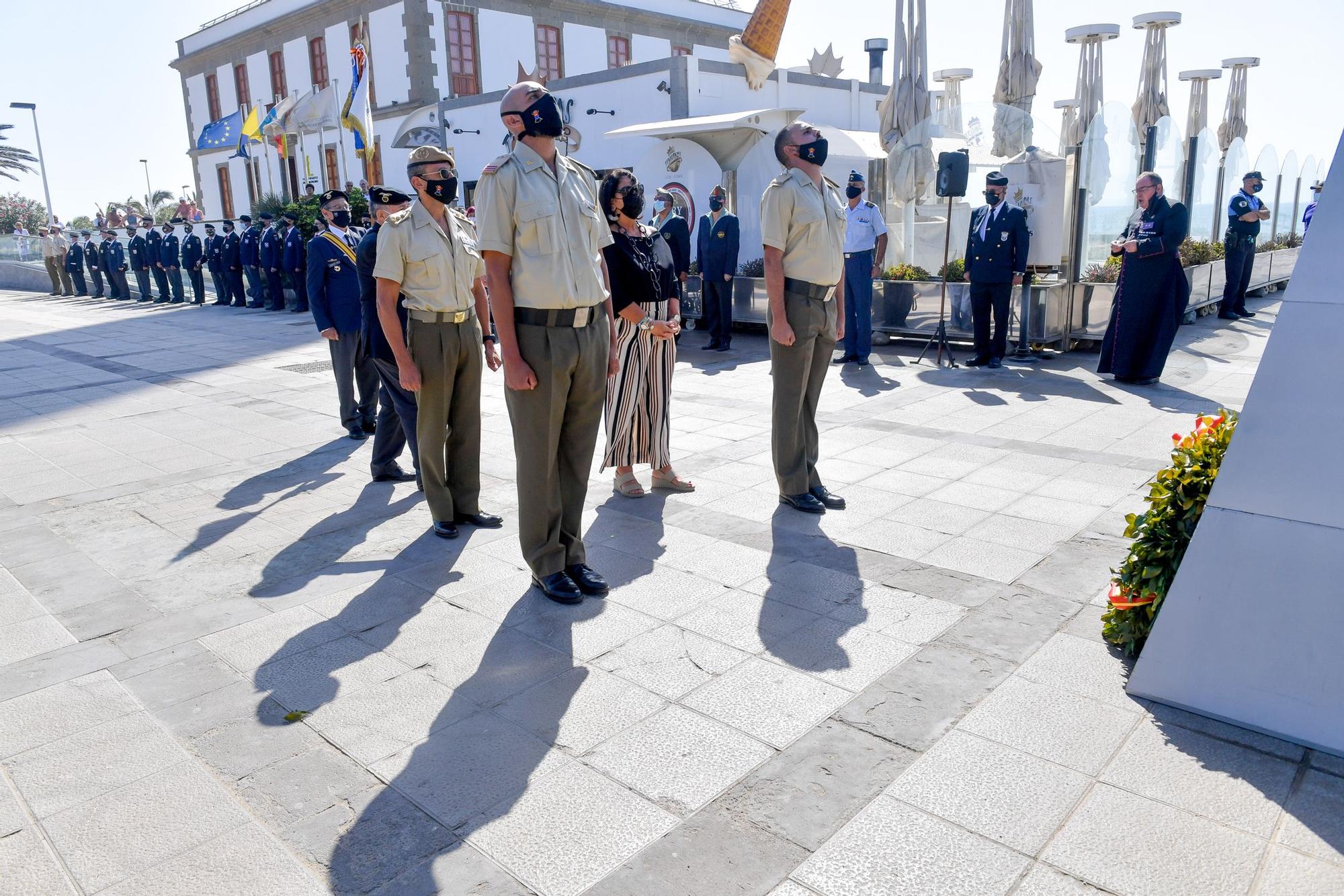 Acto de homenaje a los paracaidistas caídos en acto de servicio entre 1965 y 1979 en Maspalomas