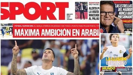 Las portadas de la prensa deportiva de hoy
