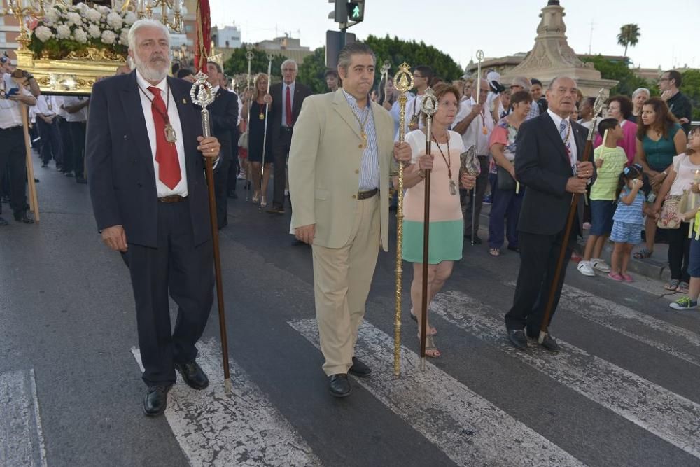 Procesión de la Virgen del Carmen en Murcia