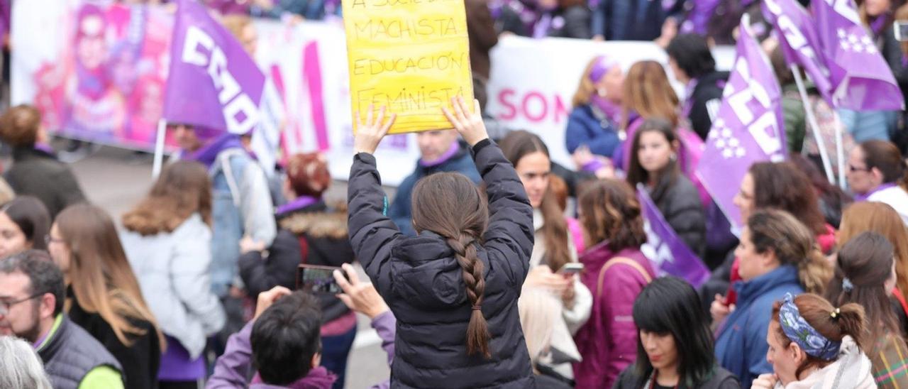 Manifestación del 8M en Madrid.