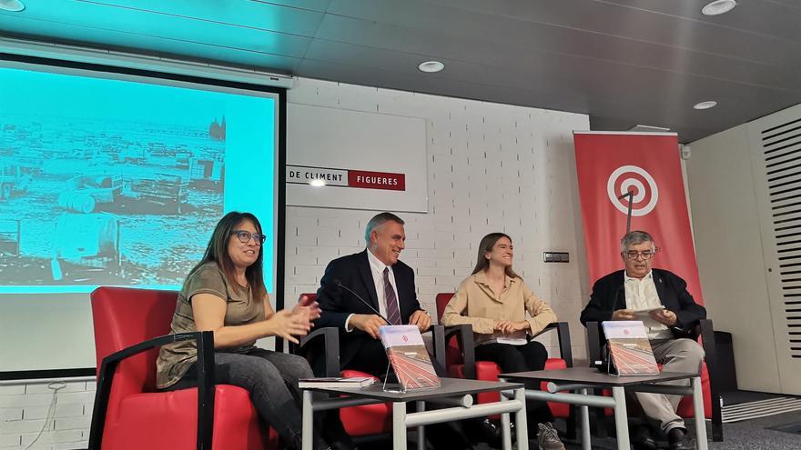 Pere Padrosa, a la presentació del llibre del centenari Transports Padrosa