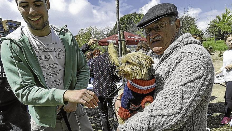 Concurso de mascotas en el parque del Príncipe