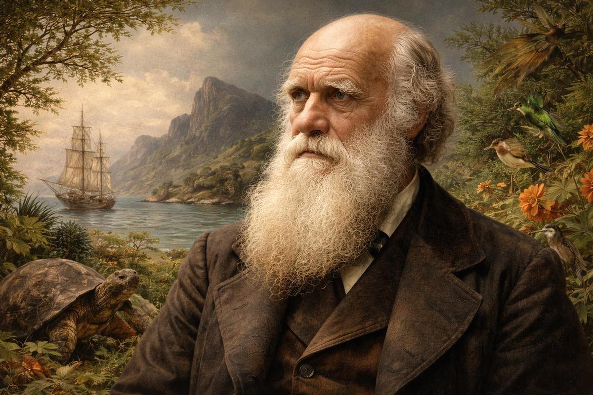 Charles Darwin, autor de "El origen de las especies".