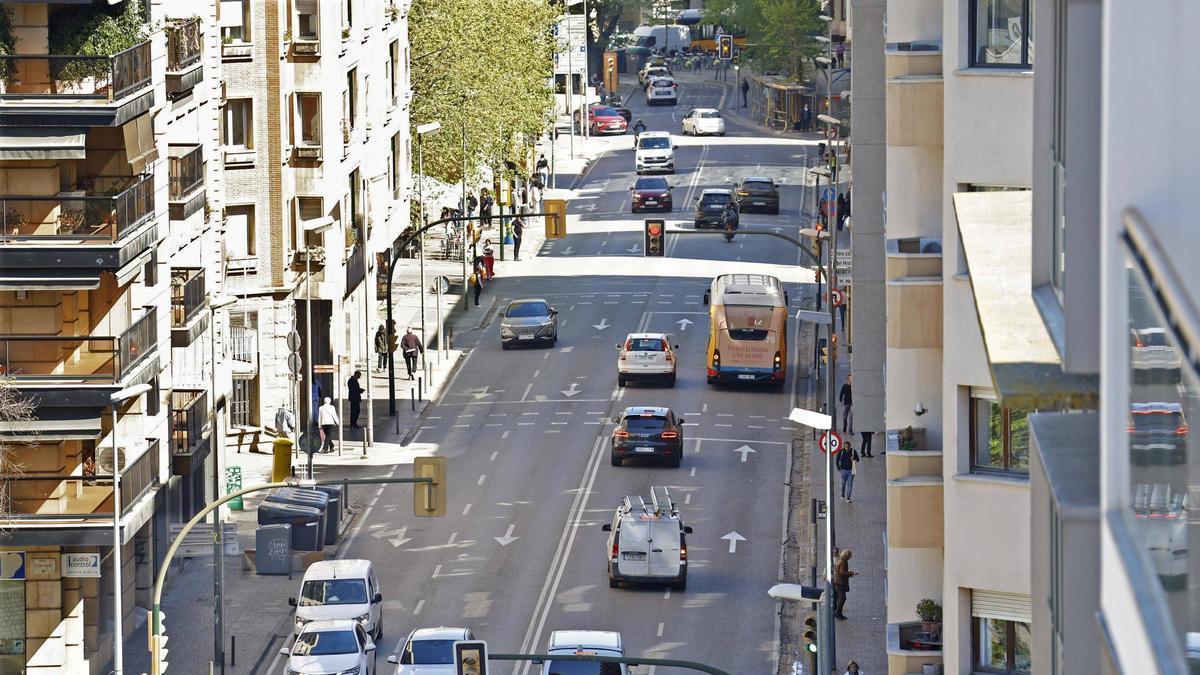 L’estudi planteja reduir carrils a la carretera Barcelona a mesura que s’entri a la ciutat.